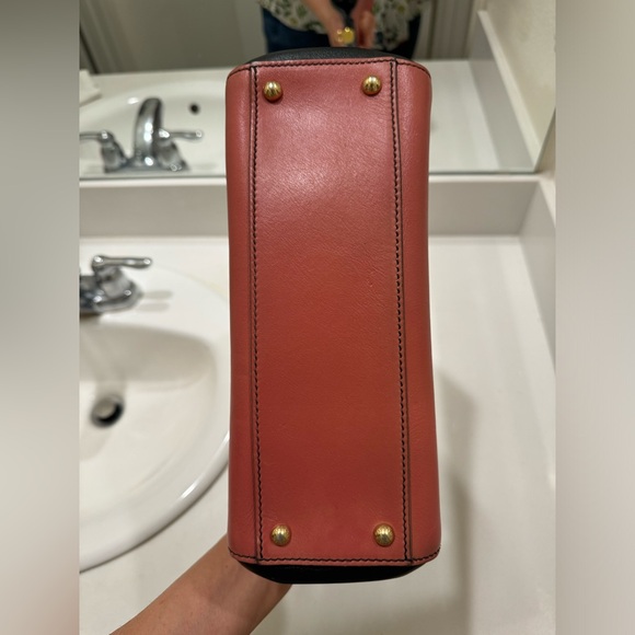 Dolce Gabbana Medium Miss Sicily Dauphine Bag Black Pink with online COA - Picture 7 of 17